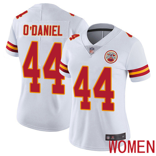 Women Kansas City Chiefs 44 ODaniel Dorian White Vapor Untouchable Limited Player Nike NFL Jersey
